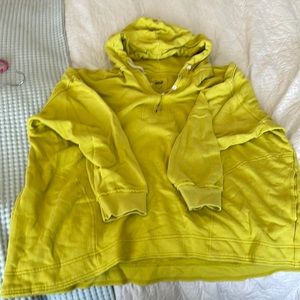 Aerie oversized hoodie distressed